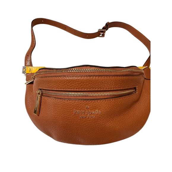 kate spade Handbags - AUTHENTIC Kate Spade New York Leila Leather Belt Bag Fanny Pack Warm Gingerbread